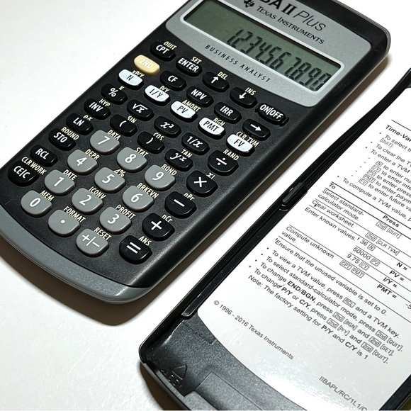 Texas Instruments TI Advanced Financial Calculator (BA II Plus) - Picture 3 of 9